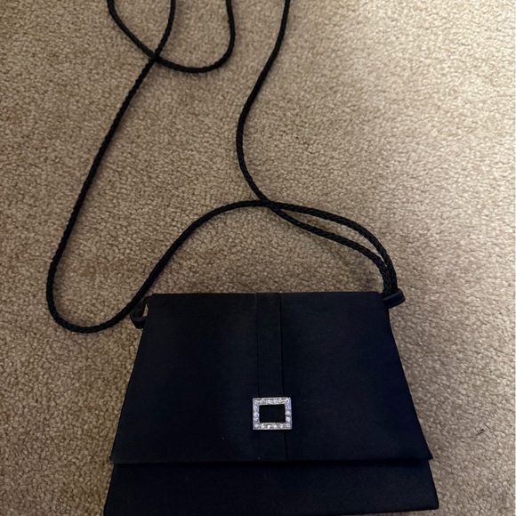 Sasha Vintage Black Clutch or Crossbody Evening Bag - Picture 4 of 4